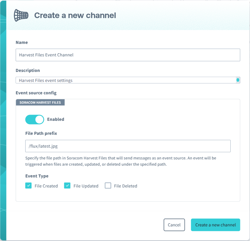 Image of a dialog showing controls for the configuration items listed above